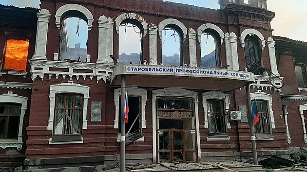 Ukrajinci zas�hli intern�t ve Starobilsku v okupovan� ��sti Luhansk� oblasti. (22. kv�tna 2026)
