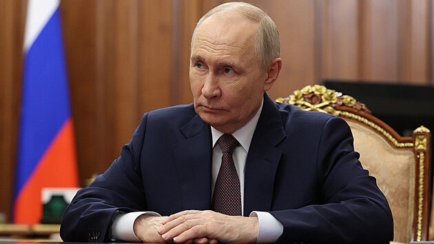 Ruský prezident Vladimir Putin v Moskv� (25. kv�tna 2026)