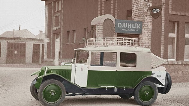 Tatra 12 po �prav� v karos�rn� Uhl�k (1931)