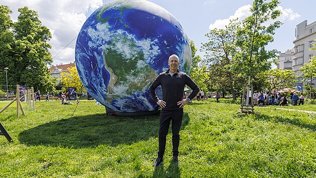 V Brn� odstartovala vesm�rn� vzd�l�vac� roadshow SpaceBuzz Tour 2026. Na sn�mku americk� astronaut Andrew Feustel. (18. kv�tna 2026)