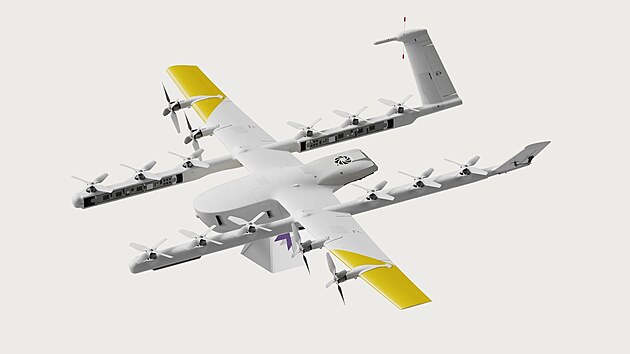 Vizualizace dronu Wing