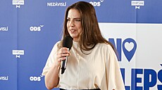Tisková konference týkající se spole�né brn�nské kandidátky ODS a TOP 09. Na...
