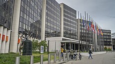 �éfka Evropské komise Ursula von der Leyenová p�i projevu p�ed europoslanci ve �trasburku, 10. zá�í 2025.