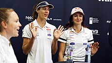 Mistryn� sv�ta v beachvolejbale Tina Graudinová s Anastasijí Samoilovovou...