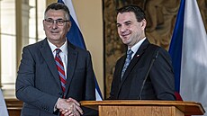 Tisková konference k jednání ministr� zahrani�í �eské republiky a Izraele o...