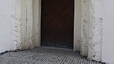Románský portál kostela Narození Panny Marie ve St�bo�icích