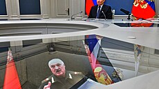 Ruský prezident Vladimir Putin a b�loruský prezident Alexandr Luka�enko se v...