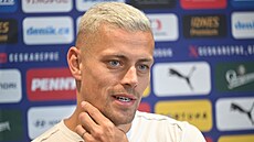 Slávistický obránce Tomá� Hole� na reprezenta�ním srazu p�ed mistrovstvím sv�ta.
