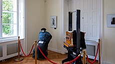 Fotograf J. Sudek v Galerii Kinský v Novém zámku v Kostelci nad Orlicí