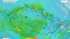 V sobotu m��e v p�ehá�kách a bou�kách vítr v nárazech dosáhnout i rychlosti 55...