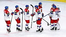 Zklamaní �e�tí hokejisté po porá�ce ve �tvrtfinále mistrovství sv�ta