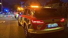 Policie zasahuje u zabarikádovaného mu�e v Praze. (20. kv�tna 2026)