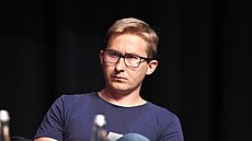 Polský noviná� Slawomir Sierakowski. (12. zá�í 2019)