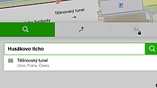 Husákovo ticho v navigaci Mapy.com