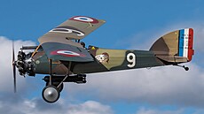 Ultralehká replika Morane-Saulnier MS.139 navr�ená a postavená Peterem Márou v...