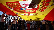 Tisíce demonstrant� v sobotu v Madridu protestovaly proti socialistickému...