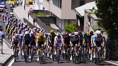 Peloton b�hem 18. etapy italského Gira