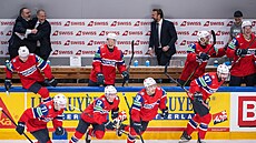 Radost norských hokejist� po senza�ním postupu do semifinále mistrovství sv�ta.