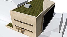 Nová t�locvi�na s jídelnou a spole�enským sálem vyrostou na míst� dne�ní velké...