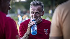 Karel Poborský na akci Setkání fotbalových legend.