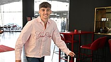 �eský úto�ník Mojmír Chytil p�ichází na sraz reprezentace.