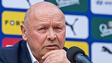 Trenér �eské reprezentace Miroslav Koubek b�hem nominace na p�ípravný kemp p�ed...