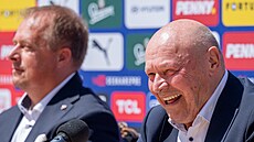 Trenér �eské reprezentace Miroslav Koubek b�hem nominace na p�ípravný kemp p�ed...