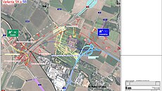 Vít�zný návrh p�ímého napojení D11 a severní tangenty. Hradec Králové pro n�j...