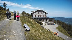 Horská Chata Ji�ího na �eráku obklopená lesy � ideální místo, kde si sundat...
