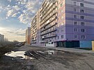 Bydlení na sídli�tích v Novosibirsku, zejména na nov�j�ích periferiích a ve...