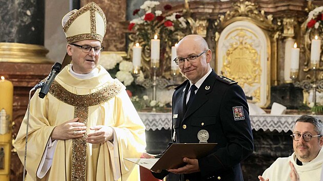�eskolipsk� policejn� Petr Rajt na m�i v Jablonn�m v Podje�t�d�. (30. kv�tna 2026)