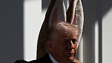 Donald Trump v Bílém dom� oslavuje Velikonoce. (6.4.2026)