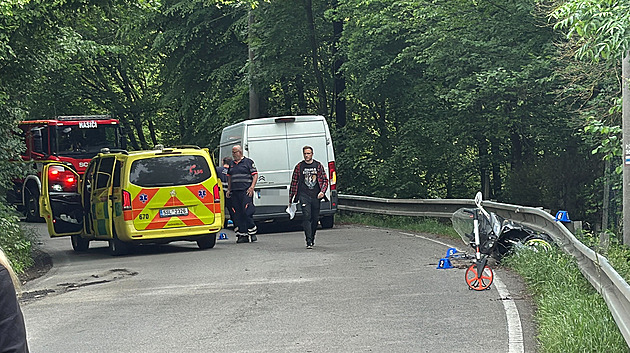 Motorcyclist Dies in Accident Near Prague After Collision with Van