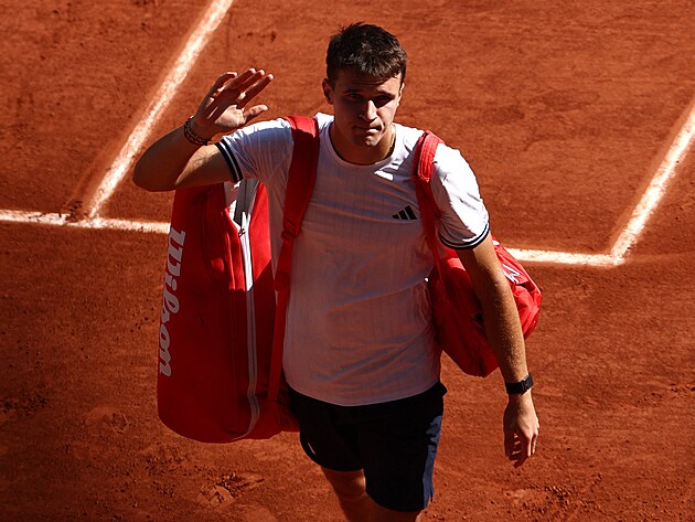 Jakub Men��k bezprost�edn� po konci na Roland Garros.