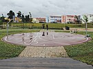 Slavnostní otev�ení nového Parku u �ervených domk� v Hodonín�. Tento prostor je...
