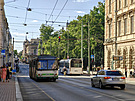 �áste�n� zmodernizovaný trolejbus �koda 15 Tr v Szegedu