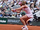Mirra Andrejevová b�hem finále Roland Garros