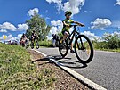 Na nový cyklookruh okolo Rozko�e vyrazili cyklisté v�ech v�kových kategorií.