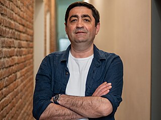 Arménský noviná� Arsen Charatjan na konferenci Unlock v Praze (4. �ervna 2026)