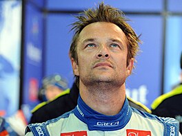 Francouzský zp�vák David Hallyday  jel Le Mans p�tkrát.