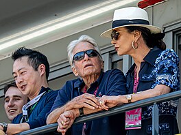Hv�zdný herecký pár Michael Douglas a Catherine Zeta-Jonesová