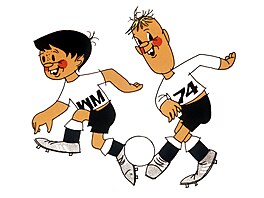 Tip a Tap, maskoti mistrovství sv�ta, které se konalo v roce 1974 v Západním...