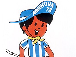 Gauchito, maskot mistrovství sv�ta, které se konalo v roce 1978 v Argentin�.