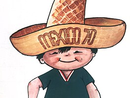 Juanito, maskot mistrovství sv�ta, které se konalo v roce 1970 v Mexiku.