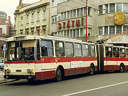 Trolejbus �koda 15 Tr, Hradec Králové, 1992