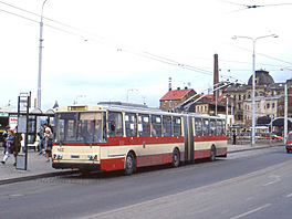Trolejbus �koda 15 Tr, Plze�, 1994