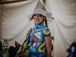V zámeckých zahradách ve Slavkov� u Brna prob�hl Mezinárodní Festival �ivých...