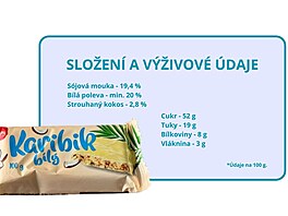 Bílý Karibik vyu�ívá místo tradi�ní kakaové polevy polevu na bázi bílé...