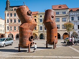 U� 19. ro�ník kulturního festivalu Um�ní ve m�st� zahájili um�lci a socha�i...