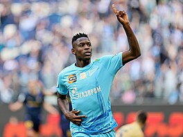 Luiz Henrique hraje jako pravé k�ídlo za klub Zenit Petrohrad z ruské Premier...